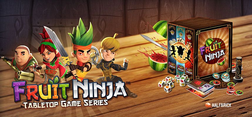 La Serie Di Giochi Da Tavoli Di Fruit Ninja Sbarca Su